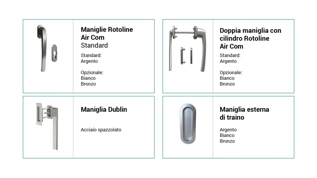 Maniglie per scorrevoli in PVC  - Paysage Smart Slide 4Stars